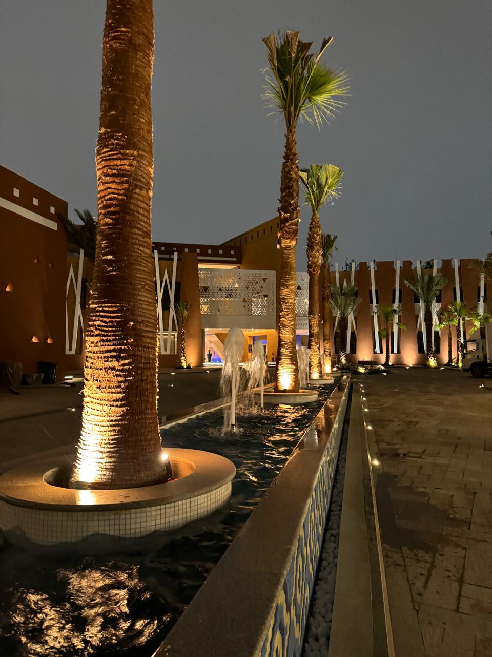 Hardscape and Landscape works at a mall in Medina