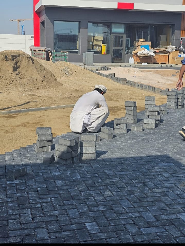 Interlock works at a gas station project