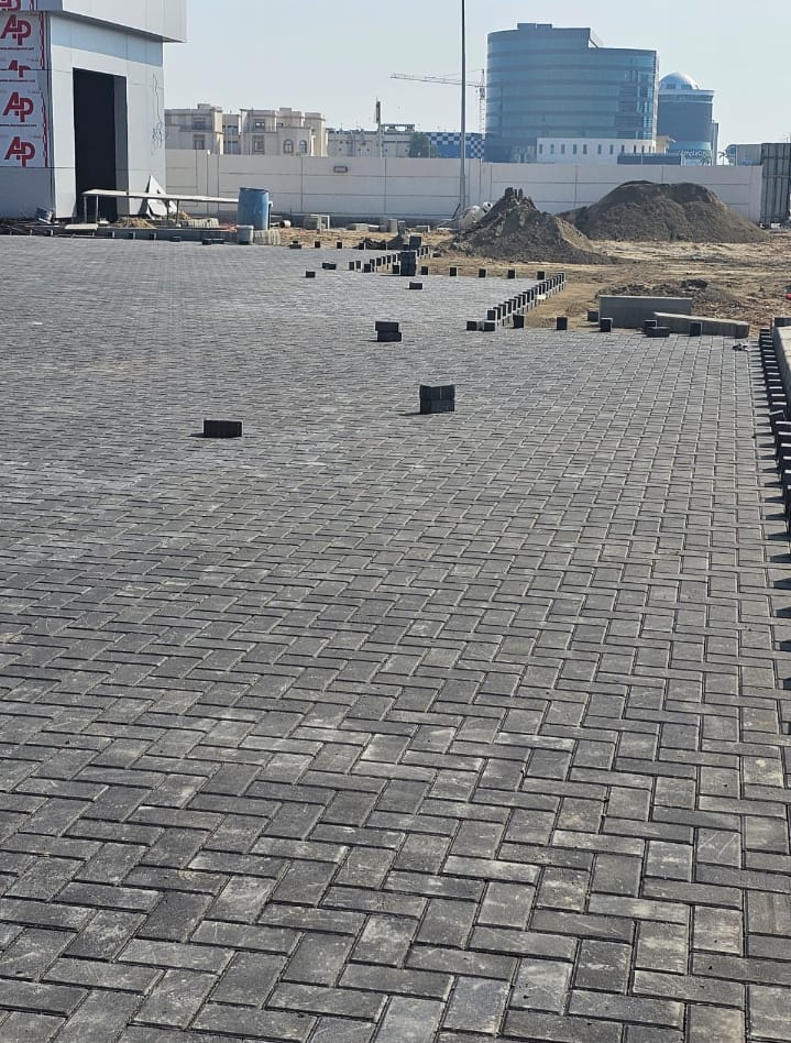 Interlock works at a gas station project